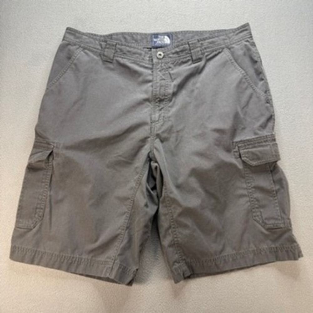The North Face Cargo Shorts Regular Fit Size 40 (FIT 37) Gray‎ Ripstop Outdoor
